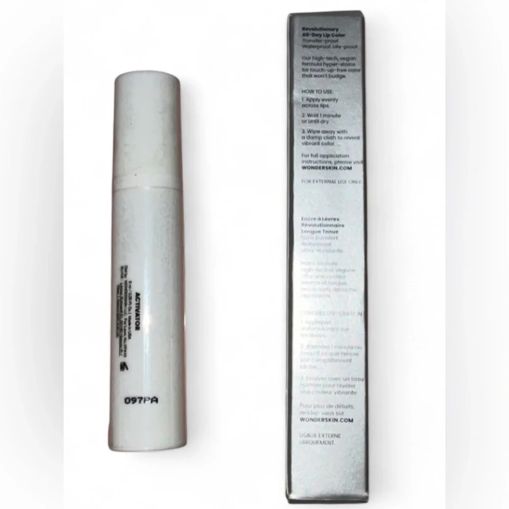 Wonderskin Lip Stain Kit Adore Peel Off Lip Color Long Wear Transfer Proof NIB